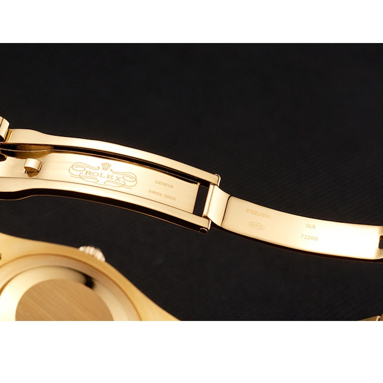 Aaa fake watches Dial Gold Rolex Bracelet Rubies Diamonds Black 1454101 Day-Date And Swiss 0624